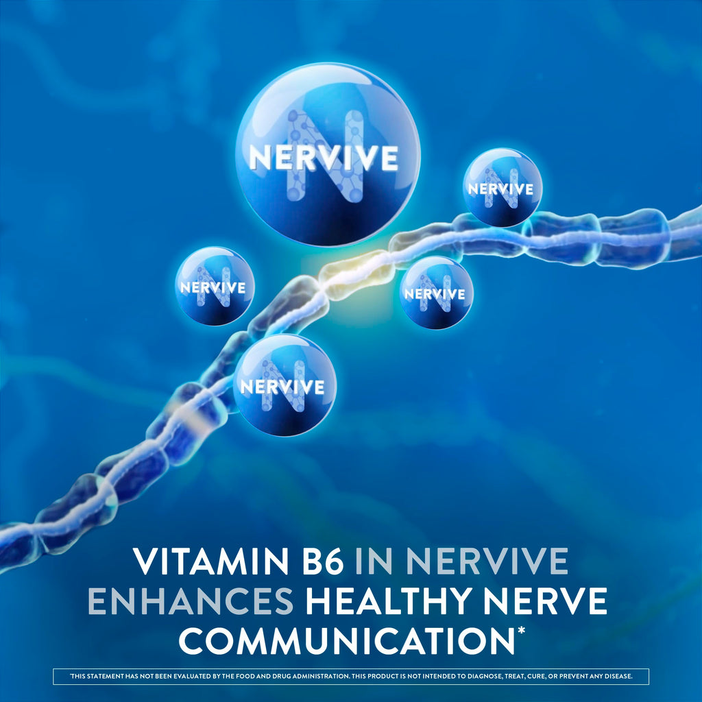 Nervive Nerve Health, Alpha Lipoic Acid, Fortify Nerve Health, Healthy Nerve Function, Healthy Blood Circulation, Supplement, Tablet, 60 Tablets NerviveBuy Supplements Australia