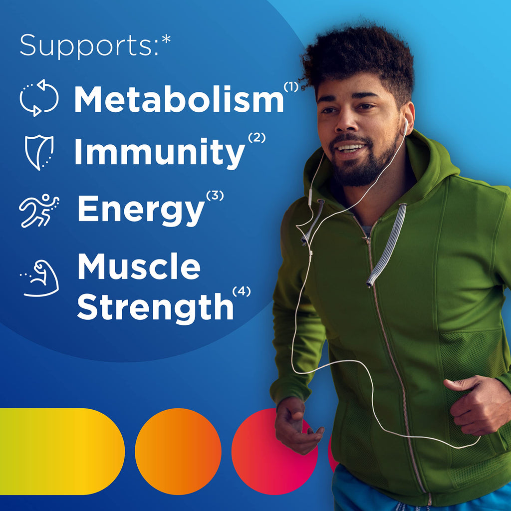 Centrum MultiGummies Gummy Multivitamin for Men, Multivitamin/Multimineral Supplement with Selenium, Antioxidants and Vitamin D3