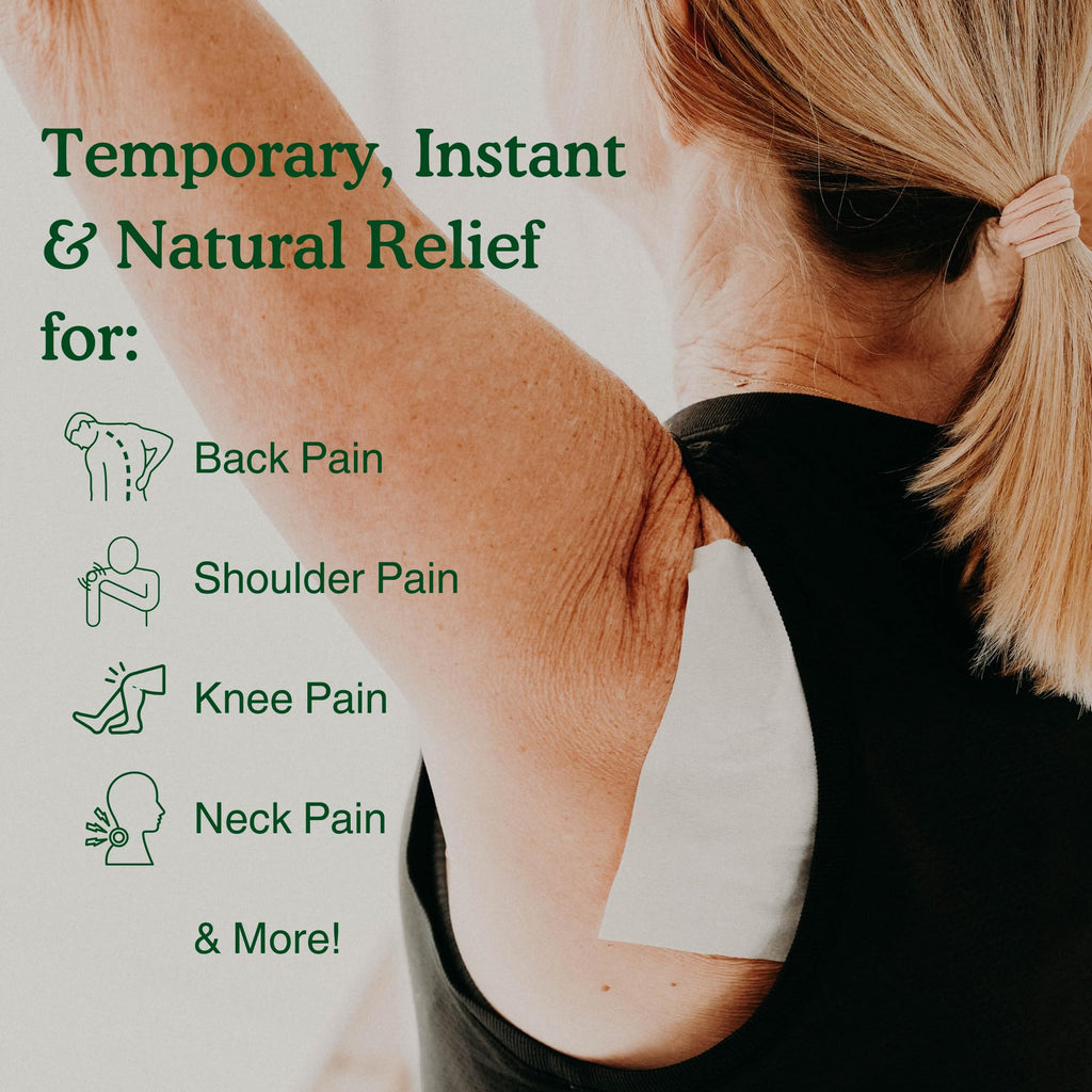 Nature's Willow Natural Pain Relief Patches for Muscles & Joints | Fast-Acting with White Willow Bark | Free from Artificial Fragrances & Dyes | 6 Patches per Pack (3-Pack) Nature's WillowBuy Supplements Australia
