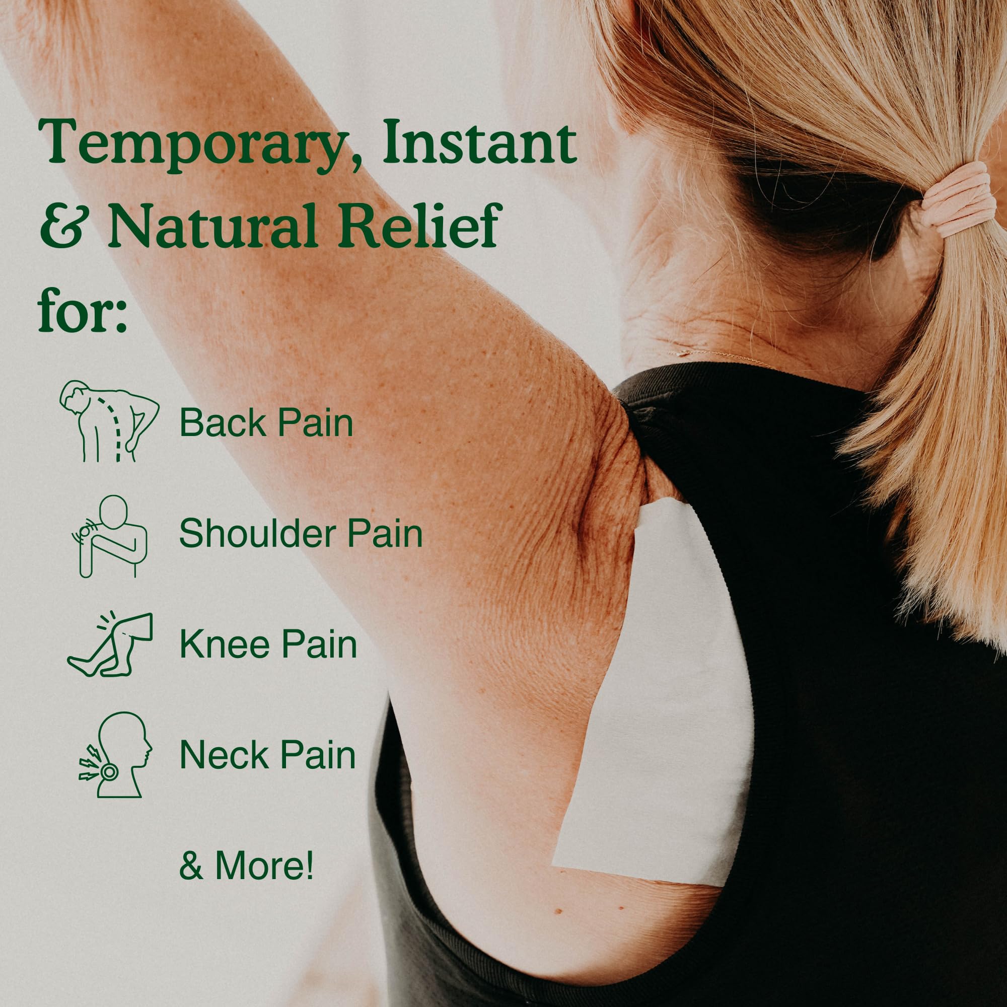 Nature's Willow Natural Pain Relief Patches for Muscles & Joints | Fast-Acting with White Willow Bark | Free from Artificial Fragrances & Dyes | 6 Patches per Pack (3-Pack) Nature's WillowBuy Supplements Australia