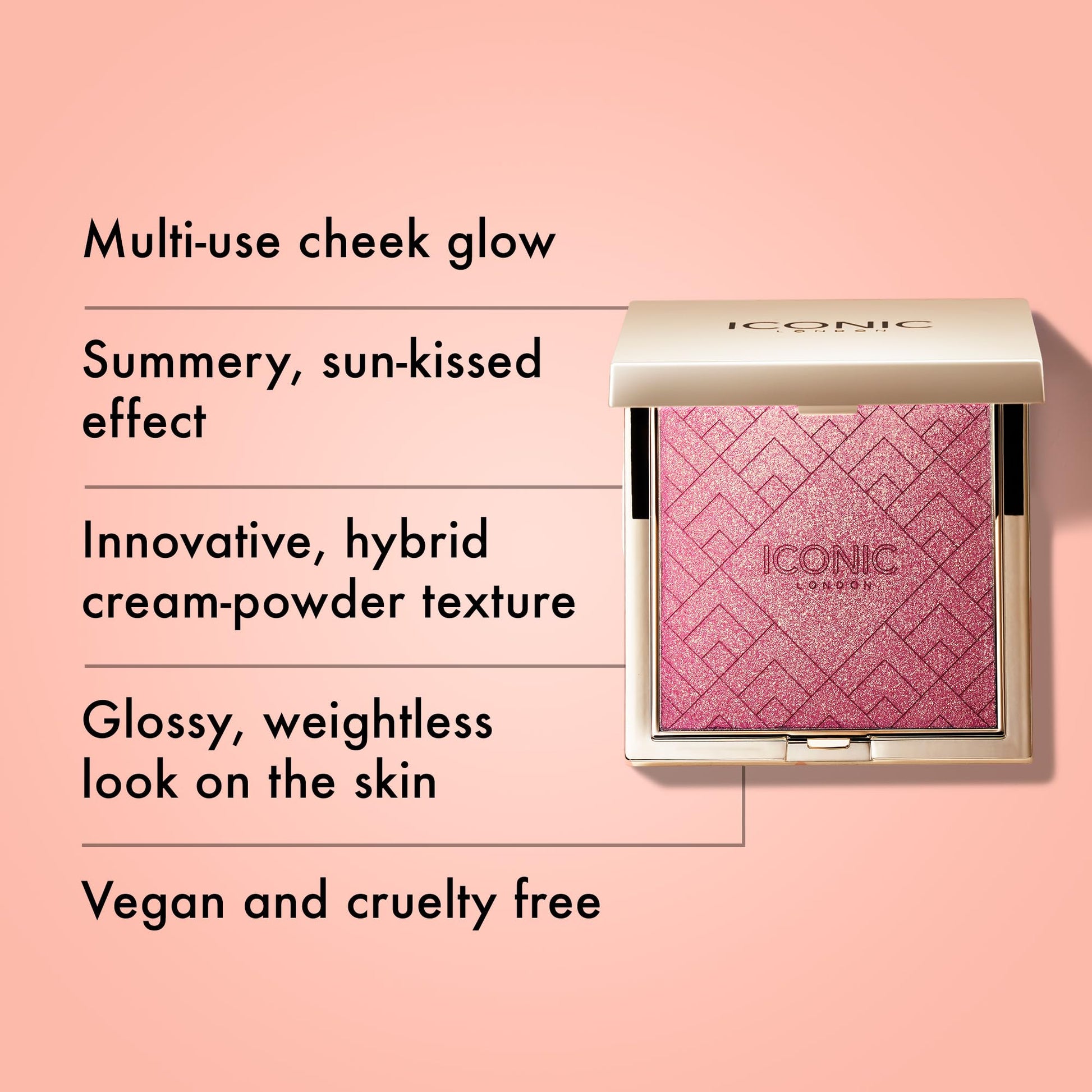 ICONIC LONDON Kissed by the Sun | Multi-Use Blush, Bronzer, & Highlighter, For All Skin Types, Cruelty-Free, Vegan Makeup, (Play Time) 0.17 oz ICONIC LONDONBuy Supplements Australia