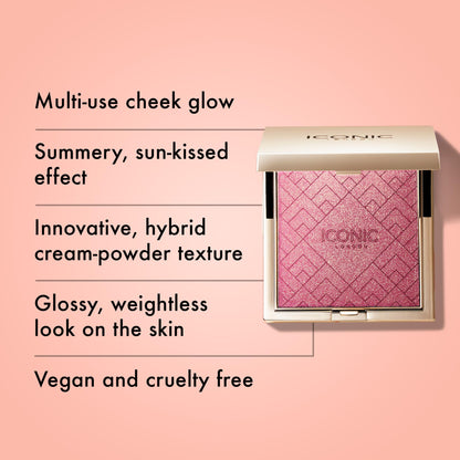 ICONIC LONDON Kissed by the Sun | Multi-Use Blush, Bronzer, & Highlighter, For All Skin Types, Cruelty-Free, Vegan Makeup, (Play Time) 0.17 oz ICONIC LONDONBuy Supplements Australia