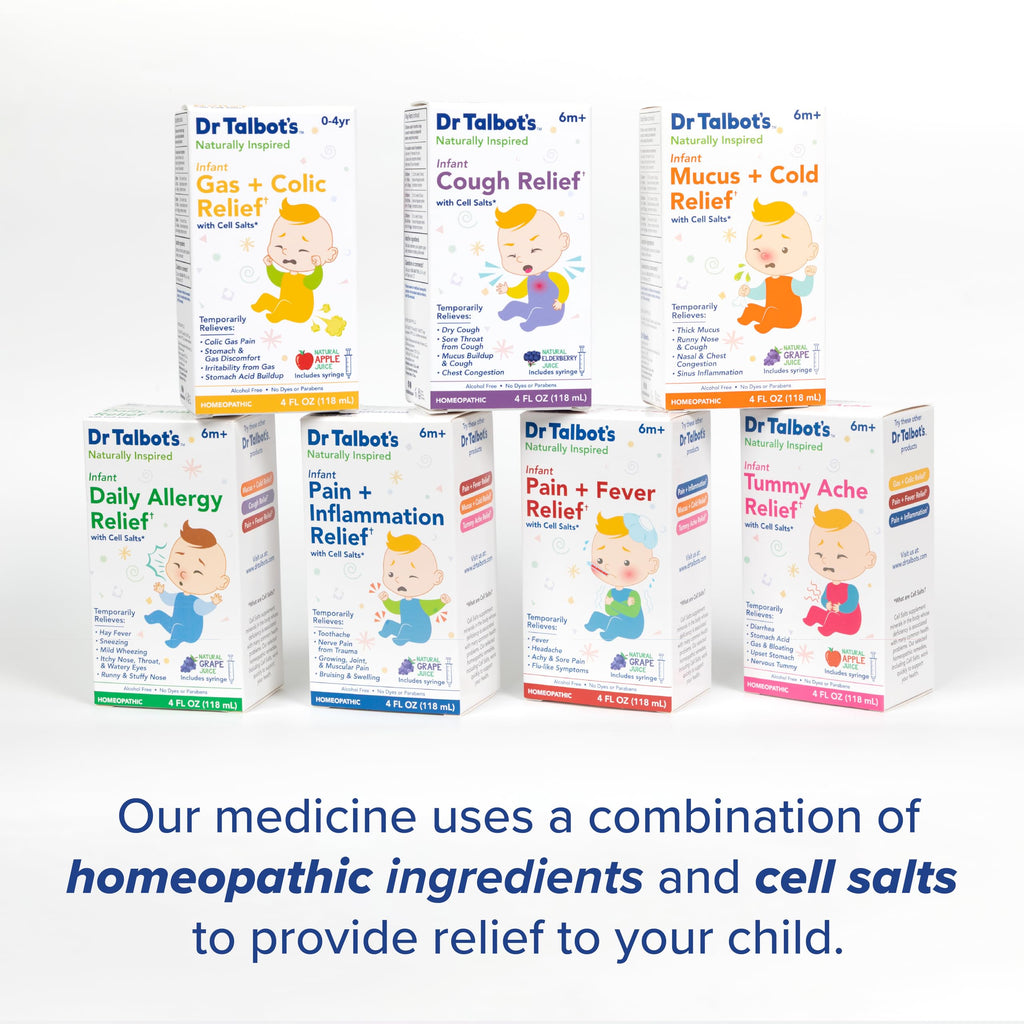 Dr. Talbot's Infant Pain and Fever Relief Liquid Medicine - 4 fl oz - 6+ Months - Grape Juice Flavor - No Alcohol, Dyes, or Parabens - Baby Essentials Dr. Talbot'sBuy Supplements Australia