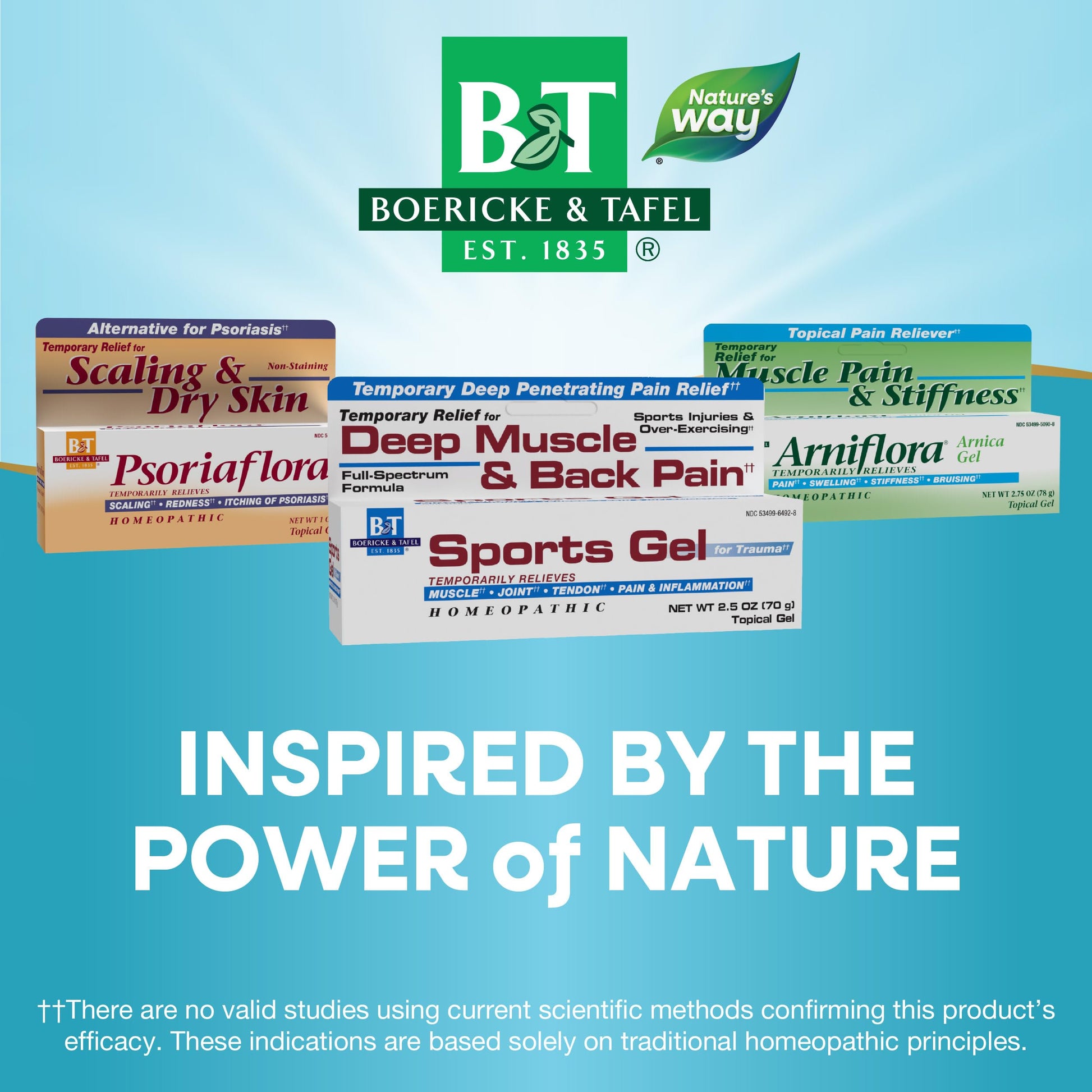 Nature's Way Boericke & Tafel Sports Gel, Relief for Deep Muscle, Joint, Tendon, & Back Pain and Inflammation, Homeopathic, 2.5 oz Nature's WayBuy Supplements Australia