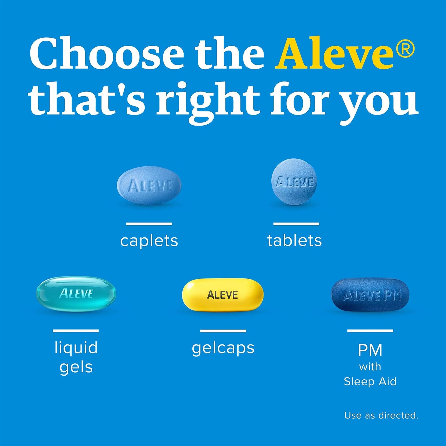 Aleve Caplets, Naproxen Sodium 220 mg (NSAID), Pain Reliever/Fever Reducer, #1 Orthopedic Surgeon Recommended, 270 Count AleveBuy Supplements Australia