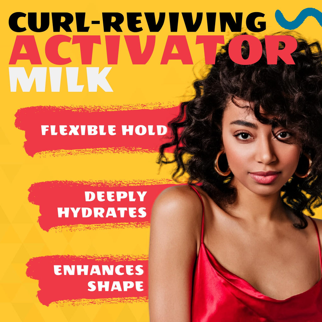 AllDay Locks Classic Easy Care Curl Activator - Activator Product for Curly Hair, Defines & Moisturizes Strands, Milky Cream Product for Men and Women, Easy Curling and Styling - 7.7 oz Bottle AllDay LocksBuy Supplements Australia