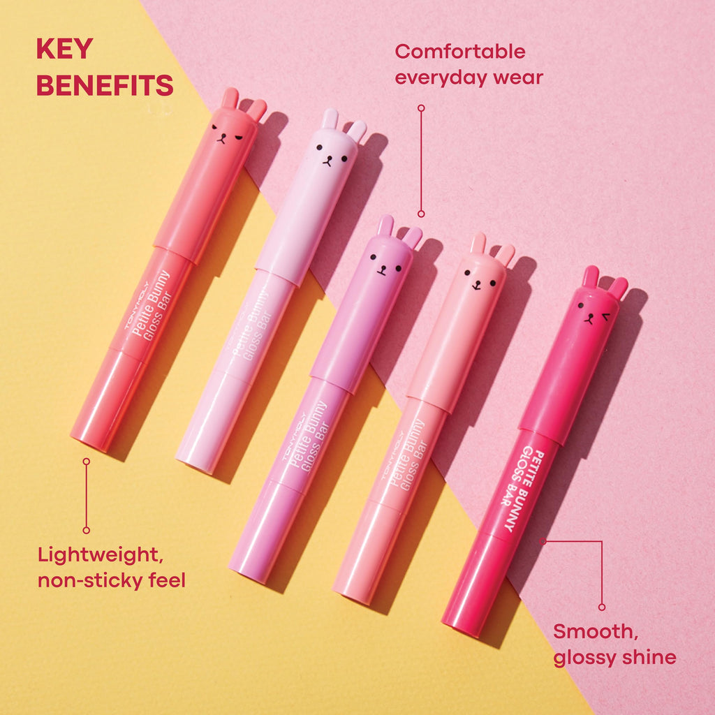 TONYMOLY Petit Bunny Lip Gloss – Easter Basket Stuffer, Cute Bunny Lip Crayon, Hydrating Korean Lip Gloss with Vitamin E for Soft, Juicy Cherry TONYMOLYBuy Supplements Australia
