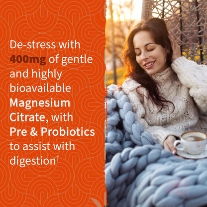 Garden of Life Magnesium Citrate Supplement Gummies with Prebiotics & Probiotics for Stress, Sleep & Recovery - Vegan, Gluten Free, Kosher, Non-GMO