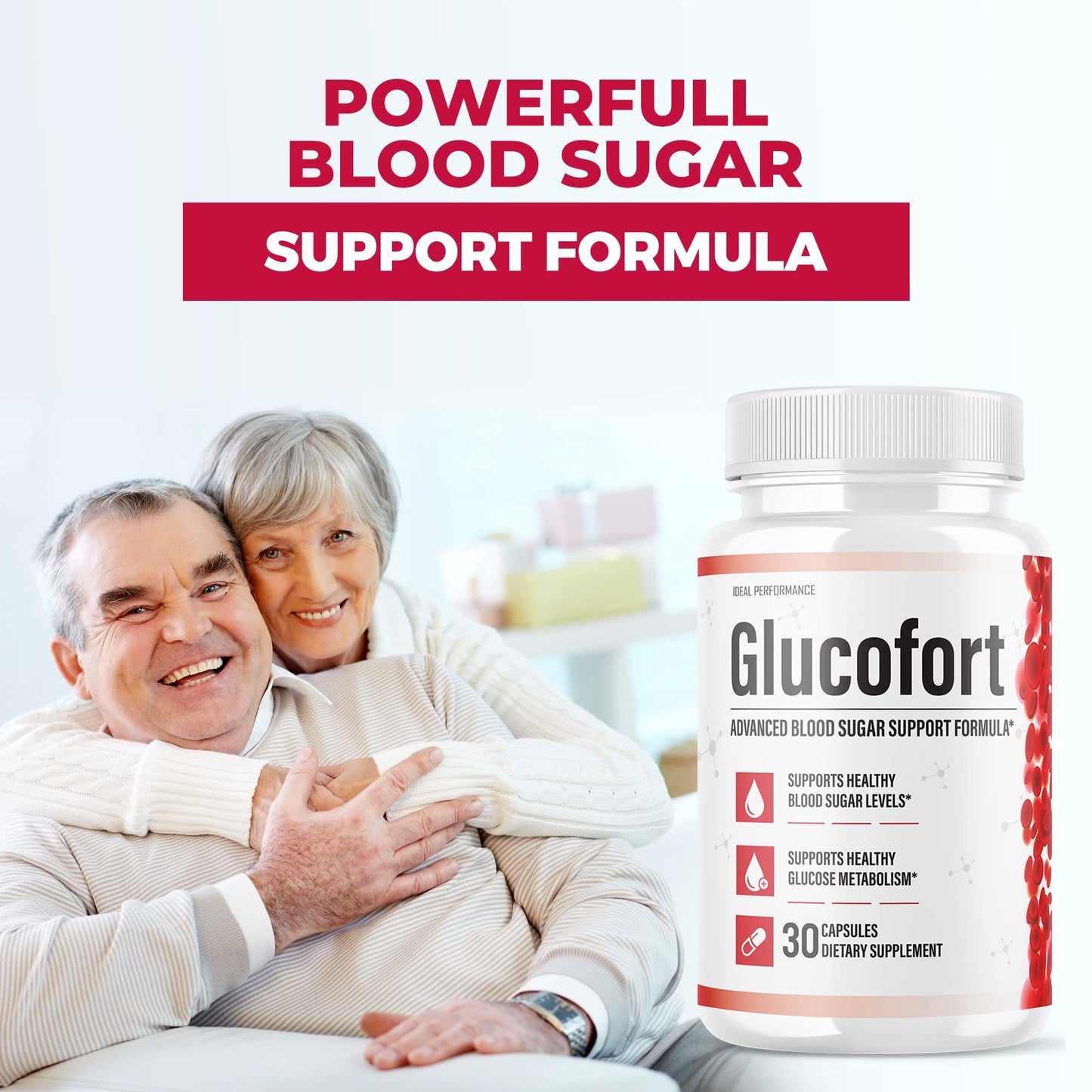 IDEAL PERFORMANCE (Official) Glucofort Supplement Support Formula (3 Pack) IDEAL PERFORMANCE buy supplements Au