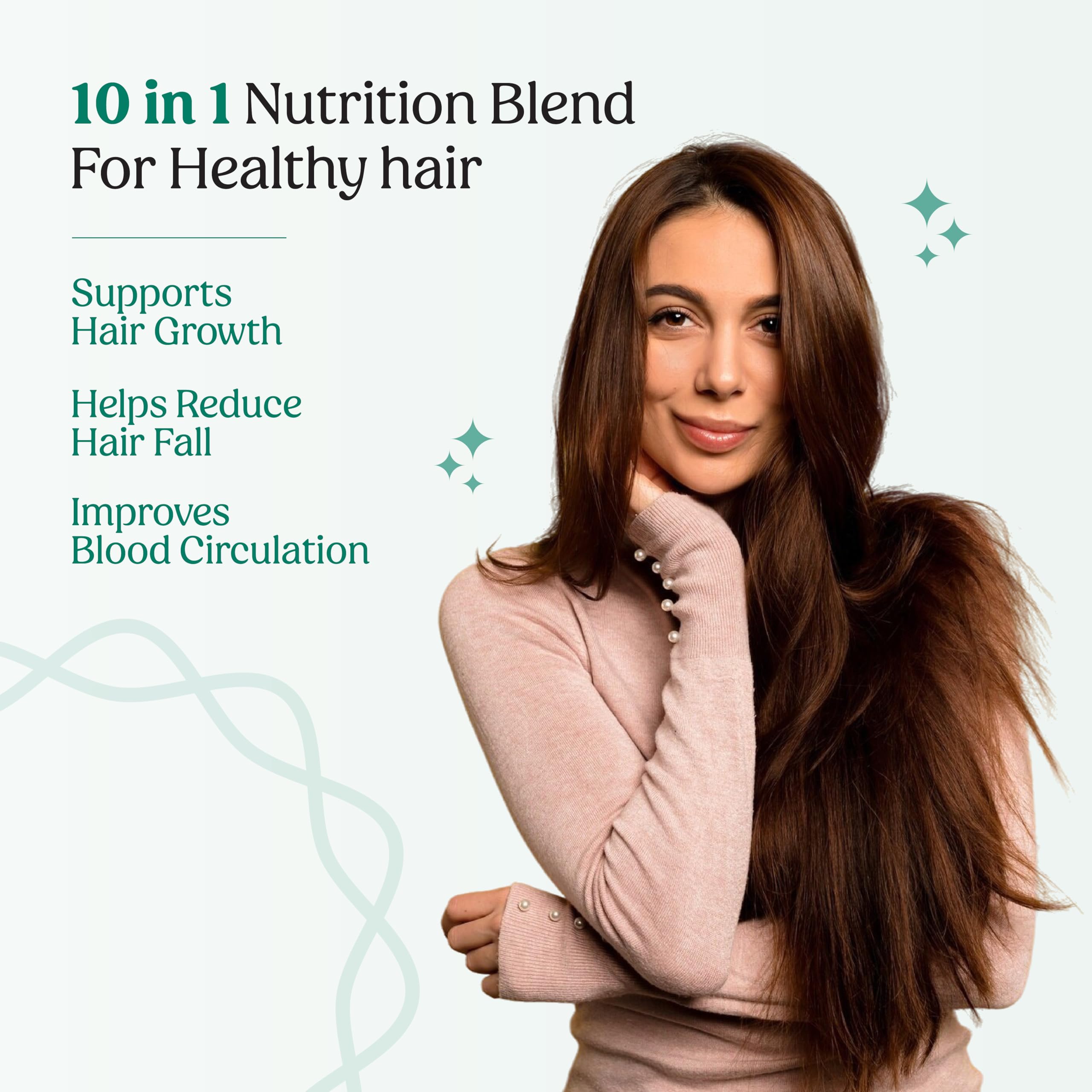 Glosense Hair You Glo – Plant-Based Biotin Supplement | Hair Growth Drink | Natural Hair Vitamins Powder with Amla, Sea Buckthorn, Gotu Kola | No Added Sugar, No Added Flavours | 30 Servings Glosense buy supplements Au