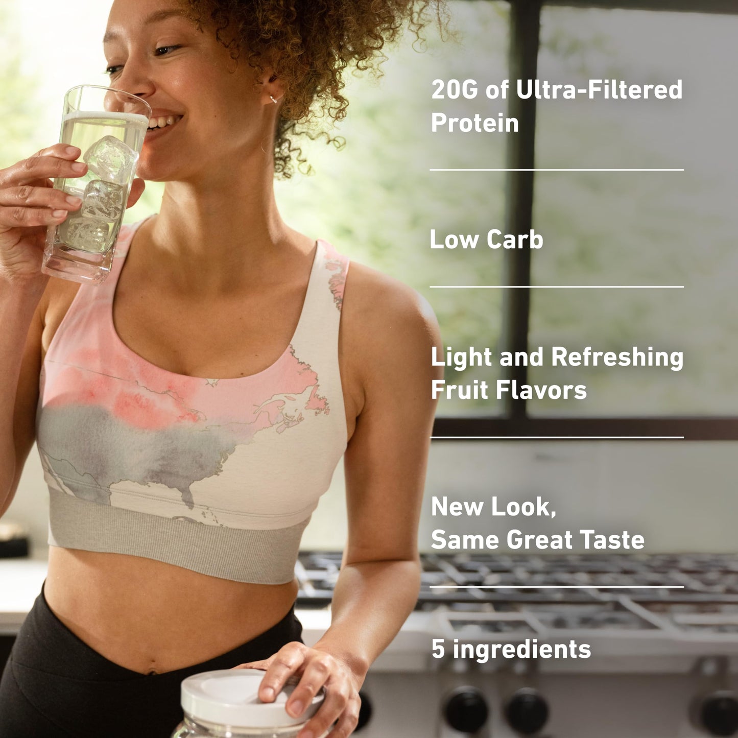 Isopure Clear Whey Isolate Protein Powder, Lactose Free, Gluten Free, Naturally Flavored, Mango Lime, 20g Protein Per Serving, 14.1 Oz, 16 Servings (Packaging May Vary)