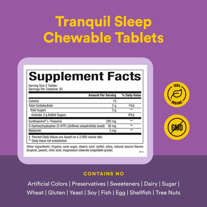 Natural Factors Stress-Relax Tranquil Sleep Tablet, 120 Count