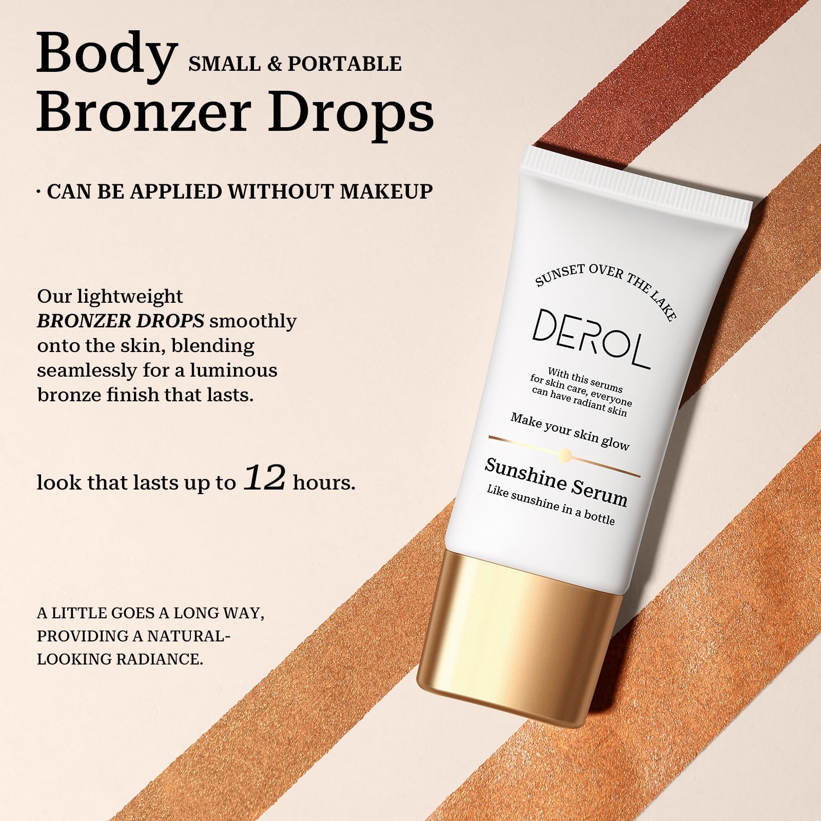 SWETIYOU Bronzing Drops, Lightweight and Non-greasy Liquid Bronzer for Face & Body, Instant Sunshine Glow Serum for Flawless Skin & Radiant Finish (RUST RED) SWETIYOUBuy Supplements Australia