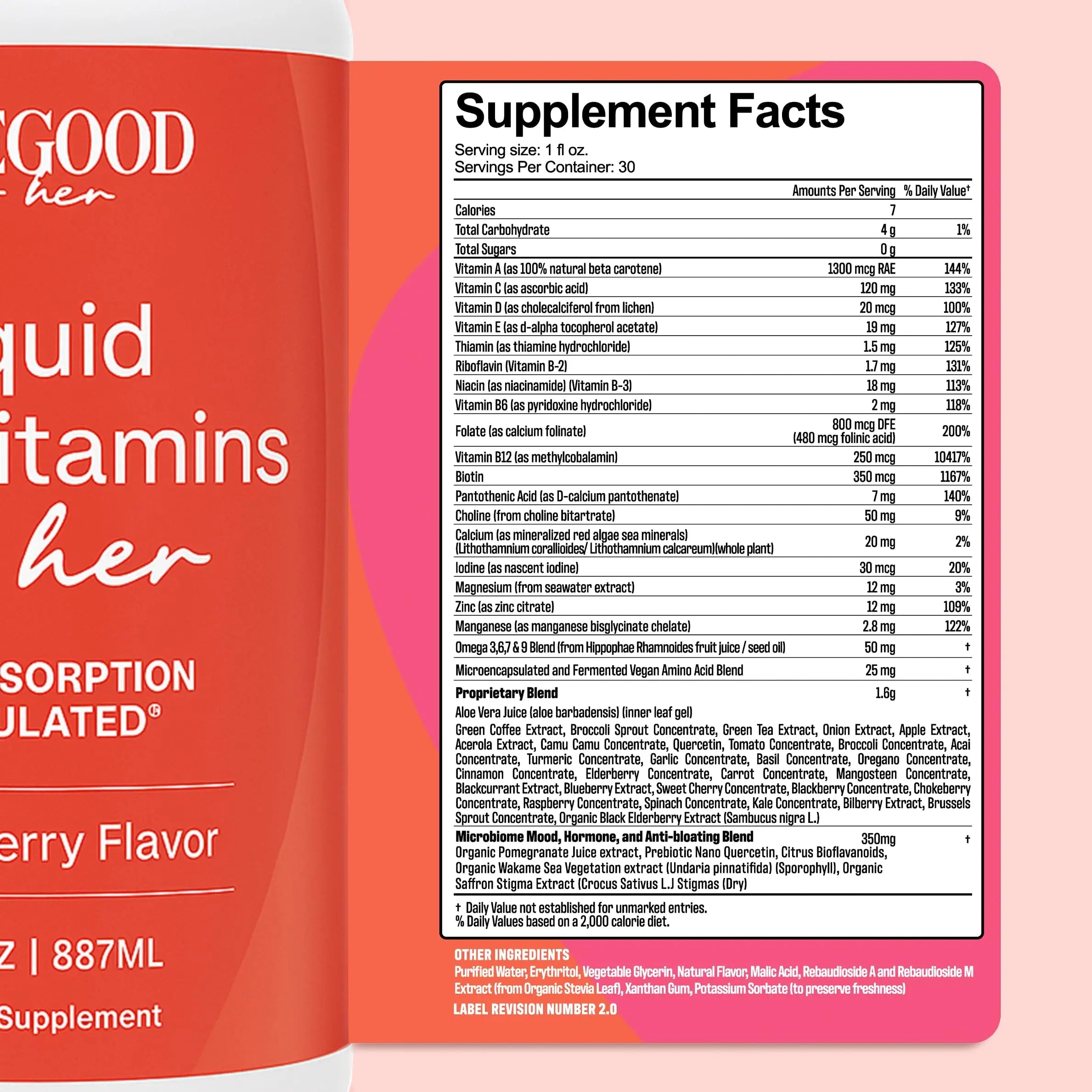 PureGood Women’s Liquid Multivitamin | 70+ Nutrients, Superfoods & Omegas | High Absorption Daily Supplement | PureGood