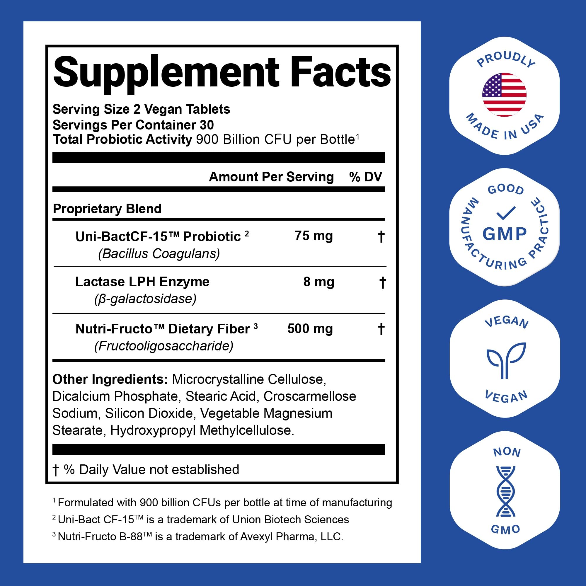 Nutrition Essentials Probiotics for Women and Men - with Lactase Enzyme and Prebiotic Fiber for Digestive Health - 80 Percent + More Potent Supplement