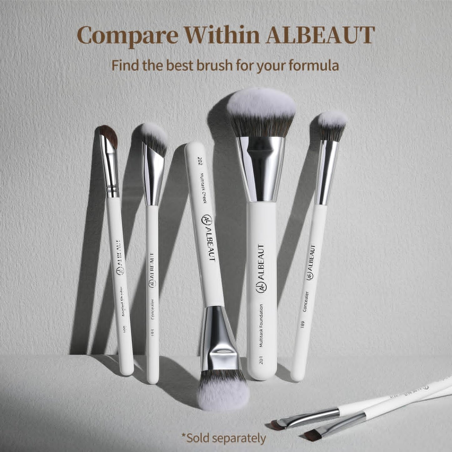 Albeaut Concealer Brush, Angled Under Eye Makeup Small Foundation Precision Face Blending Brush (193 concealer brush) ALBEAUTBuy Supplements Australia
