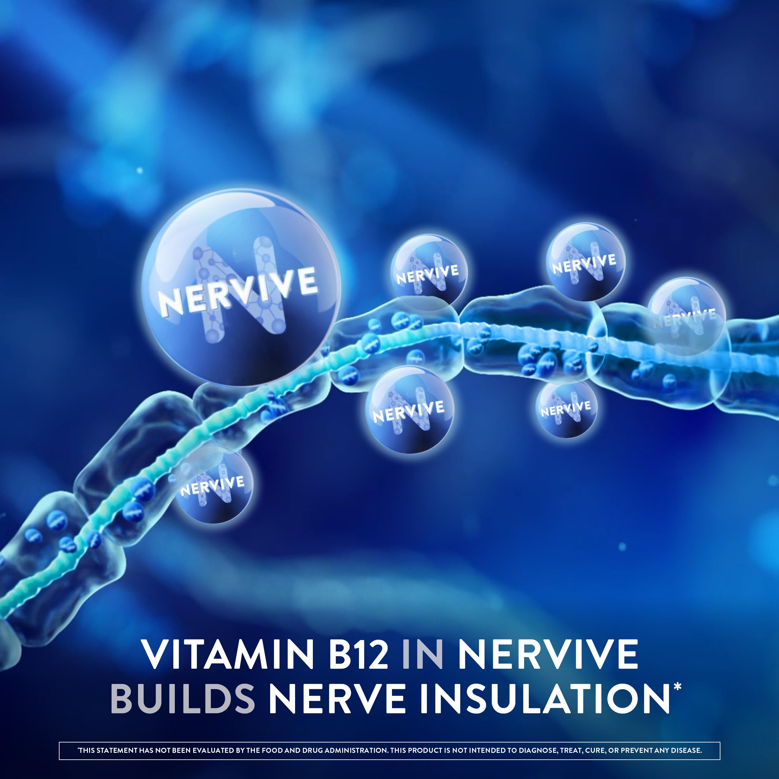 Nervive Nerve Health, Alpha Lipoic Acid, Fortify Nerve Health, Healthy Nerve Function, Healthy Blood Circulation, Supplement, Tablet, 60 Tablets NerviveBuy Supplements Australia