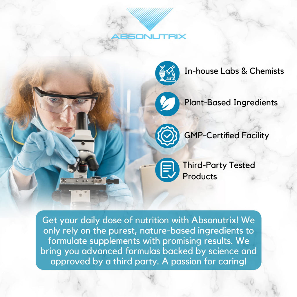 Absonutrix Dihydromyricetin - 520 mg, 120 Servings, Made in USA, Quick Absorption, Quality Potent Ingredients, Third-Party Tested, Non-GMO, GMP Certified, Cruelty Free Products Absonutrix buy supplements Au