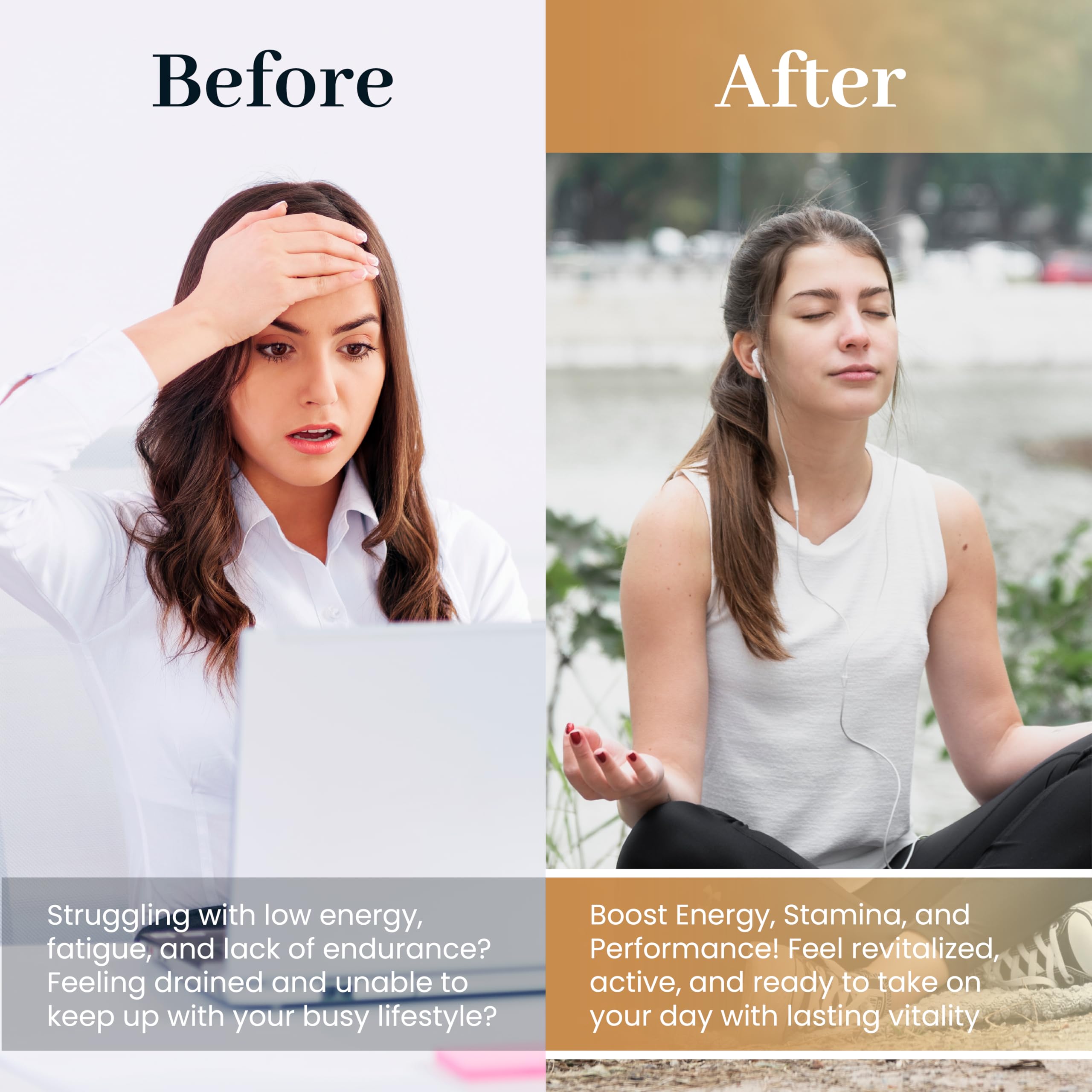 Vita Green Stress Support Supplement - Calm, Balance and Restful Nights - Promotes Relaxation and Emotional Wellness - Natural Formula to Unwind and Stay Centered - 90 Capsules Vita Green buy supplements Au