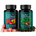 Everyday Debloat & Detox Sugar-Free Fruits and Veggies Gummies - Energy Support with Superfood Fruit and VegetableSupplement (120 Chews) Cruelty-Free, Vegan, Gluten-Free, Fruit and Vegetable Vitamin Etta VitaBuy Supplements Australia