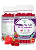 Lunakai USA Made 50 Plus Women's Multivitamin Gummies - Delicious Formula Enhanced with Essential Vitamins & Minerals for Health & Vitality - 60ct LunakaiBuy Supplements Australia