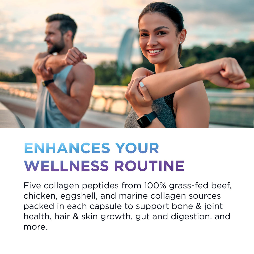 DR. EMIL NUTRITION Women's Multi Collagen Pills | Collagen Supplements to Support Hair, Skin, Nails, & Joints | Hydrolyzed Collagen Supplements Types