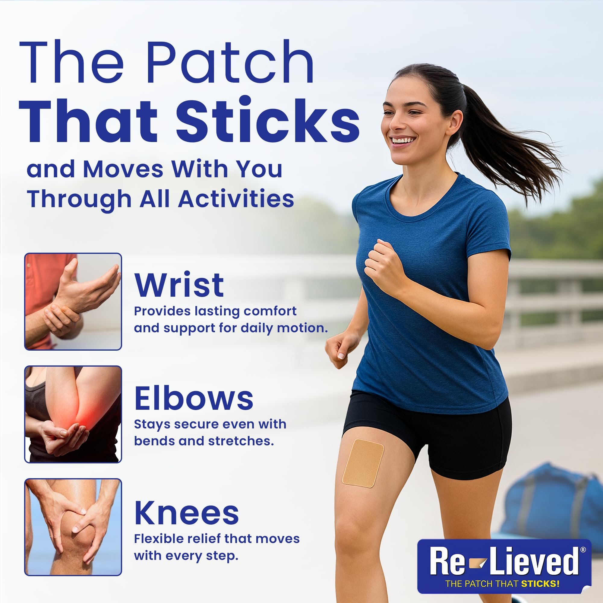 Re-Lieved 4% Lidocaine Patches Maximum Strength - Aluminum-Free, Water Resistant and USA Made -Superior Sticking Pain Relief Patches Quickly Relieves Back, Joints and Muscle Pain-3x6 Inches (31 Count) Re-lievedBuy Supplements Australia