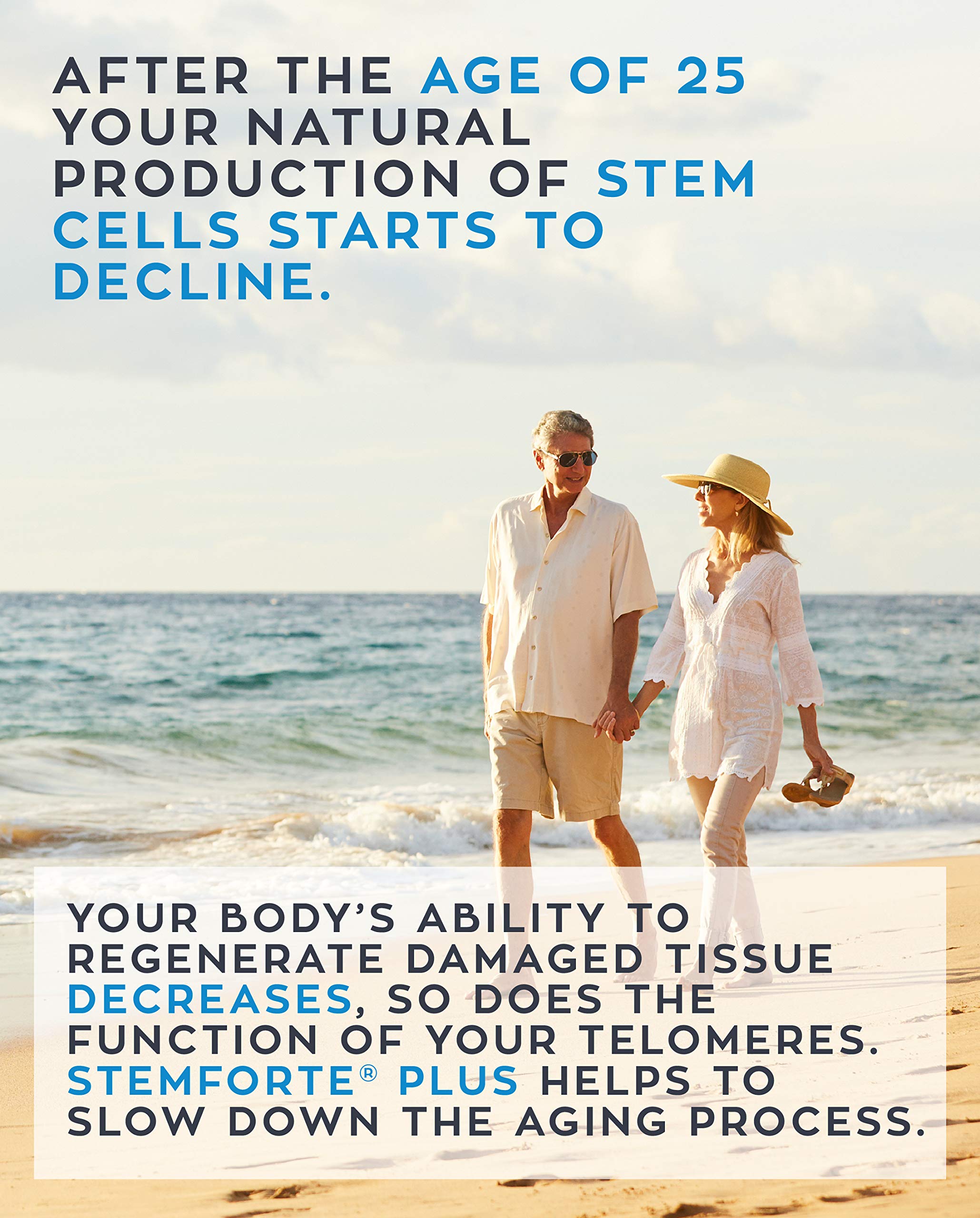 NuVi Global Stemforte Plus Stem Cell and Telomere Supplements – Cell Regeneration, Cell Growth & Telomere Support for Healthy Aging & Cellular Health – 90 Capsules for Men & Women NuVi Global buy supplements Au