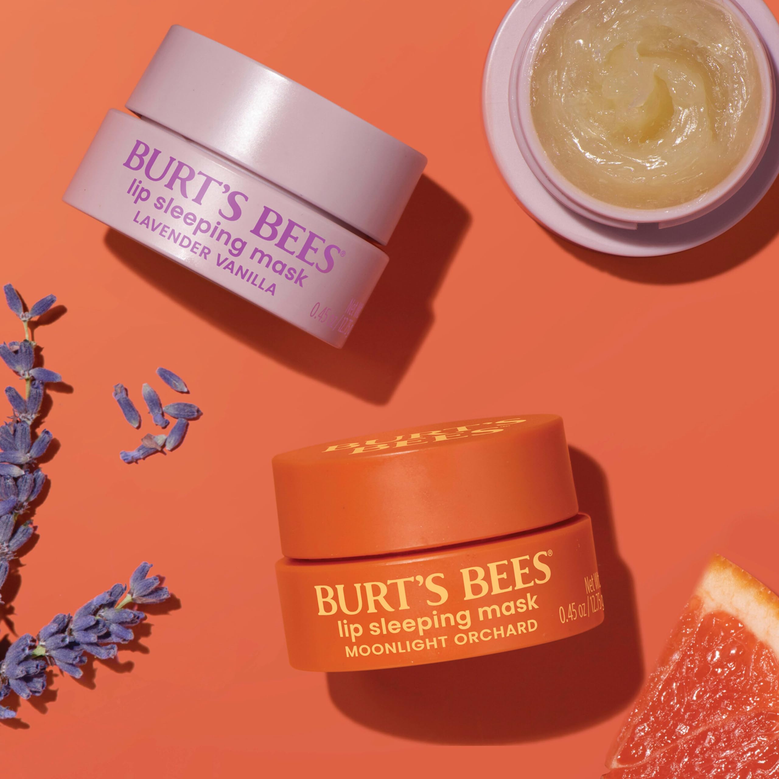 Burt’s Bees Lavender Vanilla Lip Sleeping Mask, With Hyaluronic Acid and Squalane Moisturizer To Instantly Hydrate Lips, Overnight Mask and Treatment, 0.45 oz. Burt's BeesBuy Supplements Australia