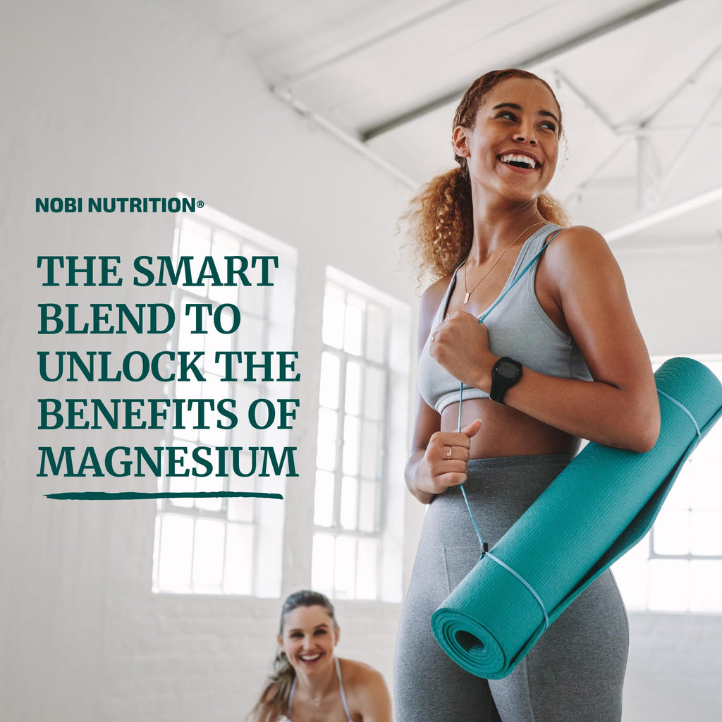 Triple Magnesium Softgels | Citrate, Malate, & Oxide | Highly Absorbable Magnesium Supplement for Digestion, Calm, Leg Cramps, & Sleep Support | 300mg Complex | Easy to Swallow Soft Gels | 60 Count Nobi Nutrition buy supplements Au