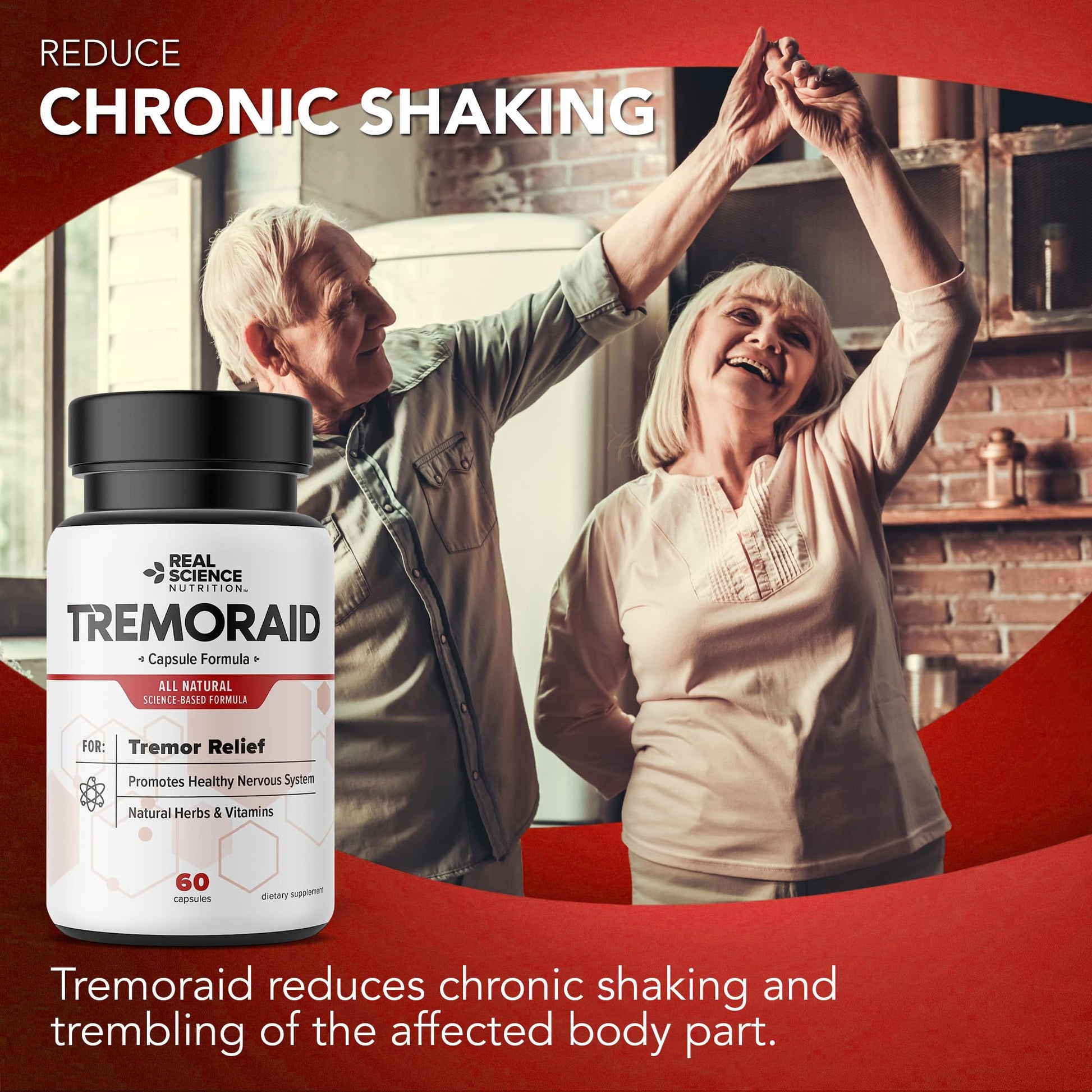 Tremoraid Essential Tremor Relief Supplements (60 Caps)* (3 Bottles) TremoraidBuy Supplements Australia