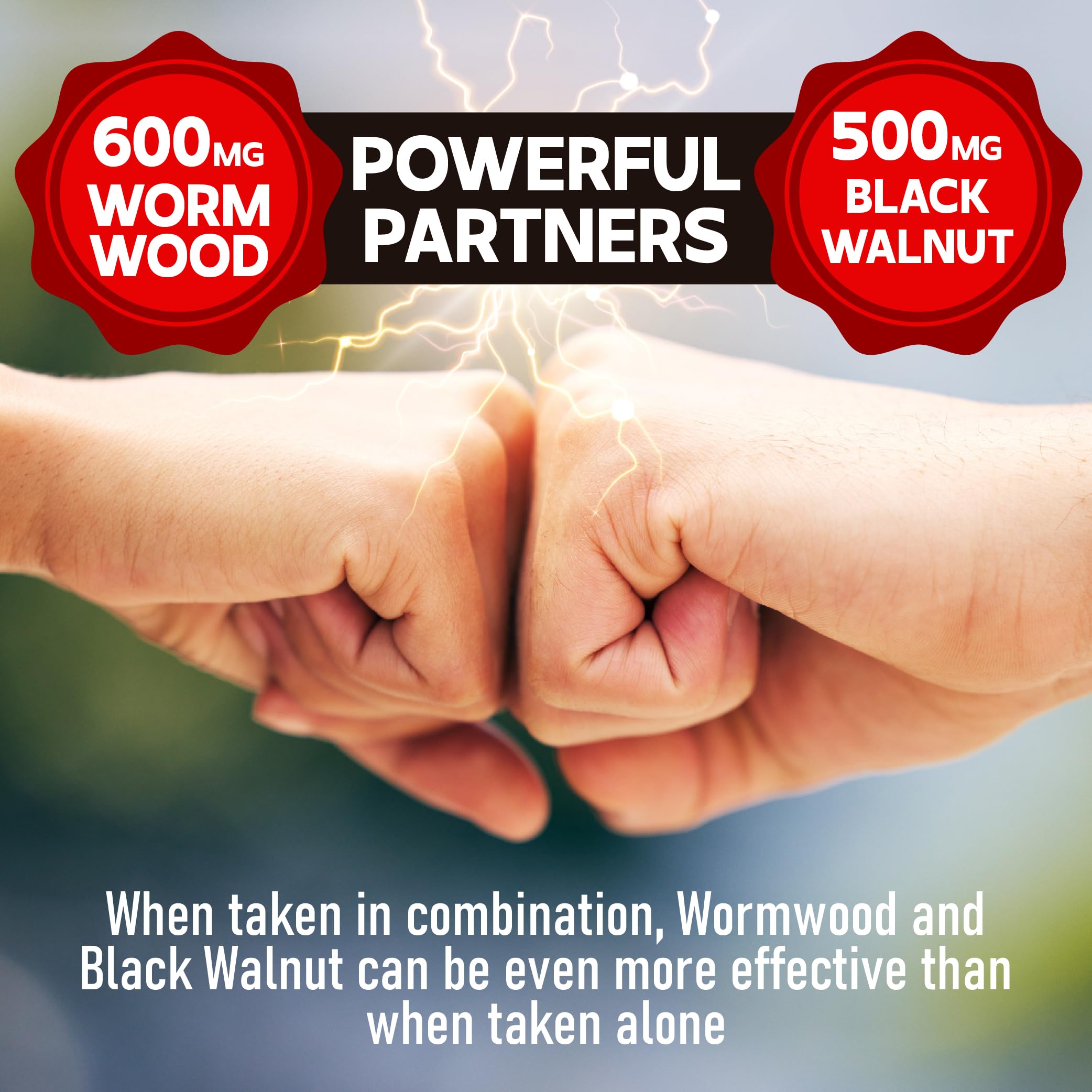 DEDICAD Sweet Wormwood Capsules 1500mg with Black Walnut & Cloves - 240 Vegan Capsules - Artemisia Annua Supplement for Immunity DEDICAD buy supplements Au