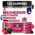 120 CT Magnesium Glycinate Gummies 1000 mg for Women and Men, Magnesium Malate & Taurate Supplements for Sleep, Body Support and Relaxation, Sugar Free