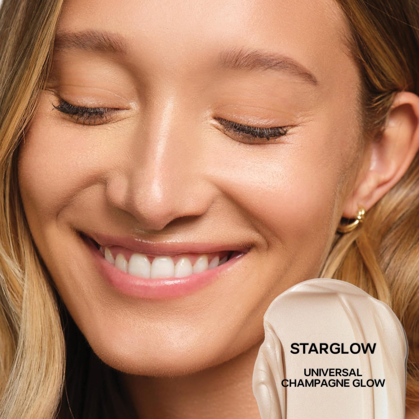 Saie Mini Glowy Super Gel - Hydrating Makeup Primer and Illuminating Glow Serum Enriched with Vitamin C and Squalane Oil - All-Over Liquid Highlighter Makeup for Instant Glass Skin - Starglow (0.5 oz) SaieBuy Supplements Australia