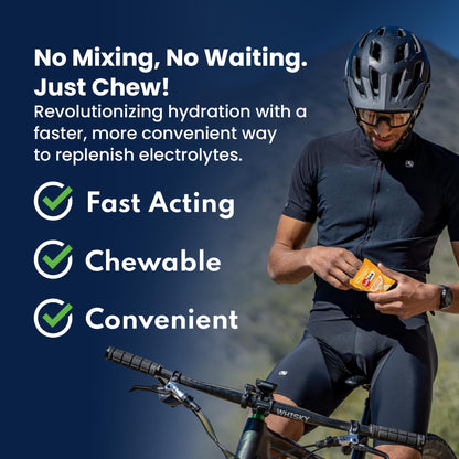 SaltStick Electrolyte FastChews - 60 Mixed Berry Chewable Tablets - Salt Tablets for Running and Hydration, Electrolyte Chews - 60 Count Bottle