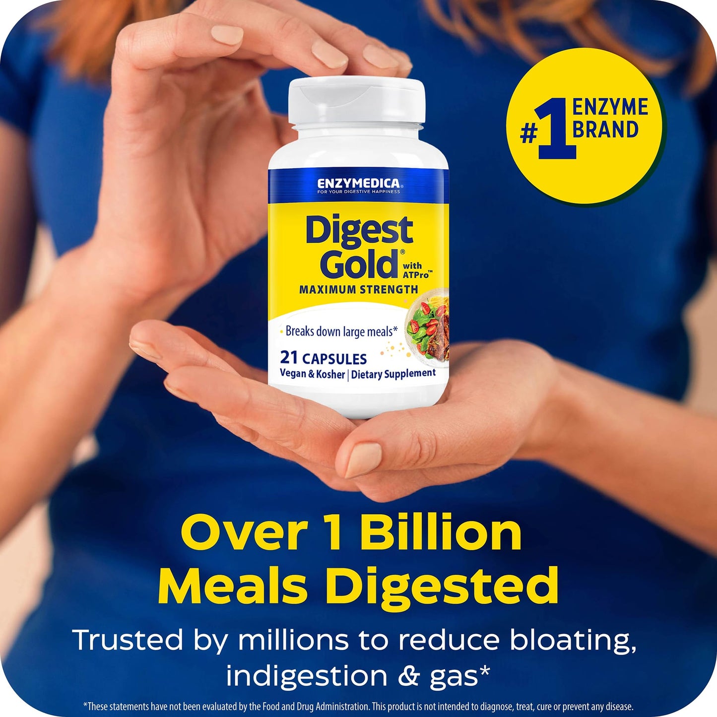 Enzymedica, Digest Gold to Go Pillbox, 21 Capsules