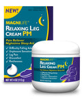 MagniLife Relaxing Leg Cream PM, 4 Oz, Homeopathic Nighttime Pain Reliever & Sleep Aid with Lavender & Magnesium, Non-Greasy Deep Penetrating Cream for Restless Legs & Discomfort MagniLifeBuy Supplements Australia
