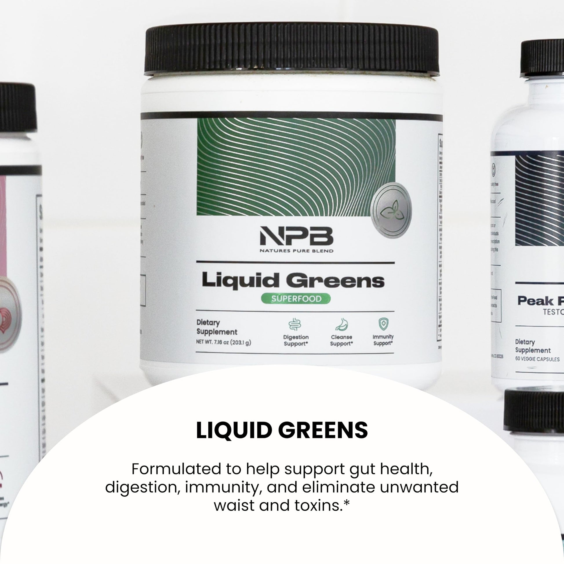 Nature's Pure Blend Super Greens Powder – Organic Greens Superfood Powder Supplements for Green Juice & Smoothie – Probiotic - Drink Mix for Energy Wellness and Digestion (Matcha Flavor, 30 Servings) Nature's Pure BlendBuy Supplements Australia