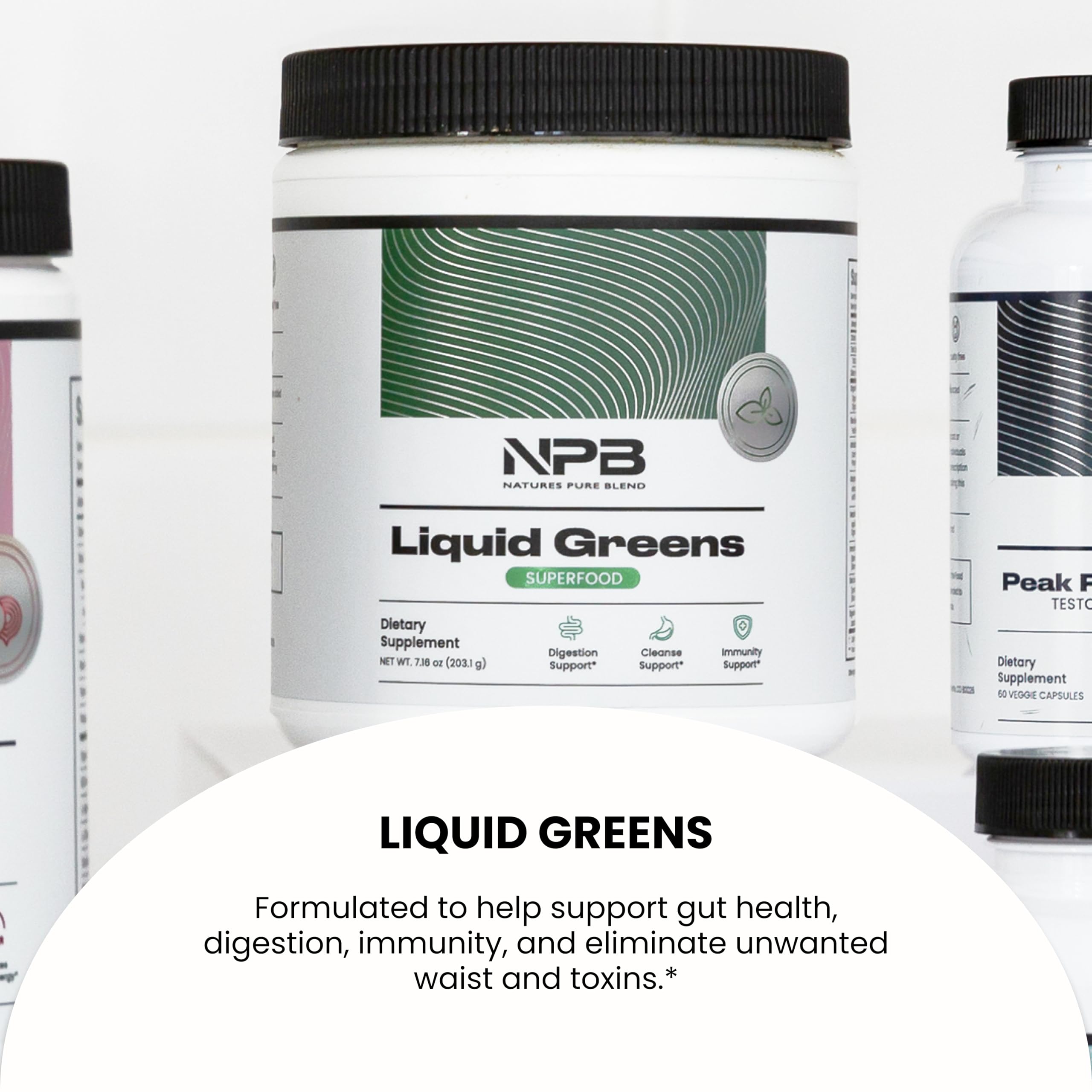 Nature's Pure Blend Super Greens Powder – Organic Greens Superfood Powder Supplements for Green Juice & Smoothie – Probiotic - Drink Mix for Energy Wellness and Digestion (Matcha Flavor, 30 Servings) Nature's Pure BlendBuy Supplements Australia
