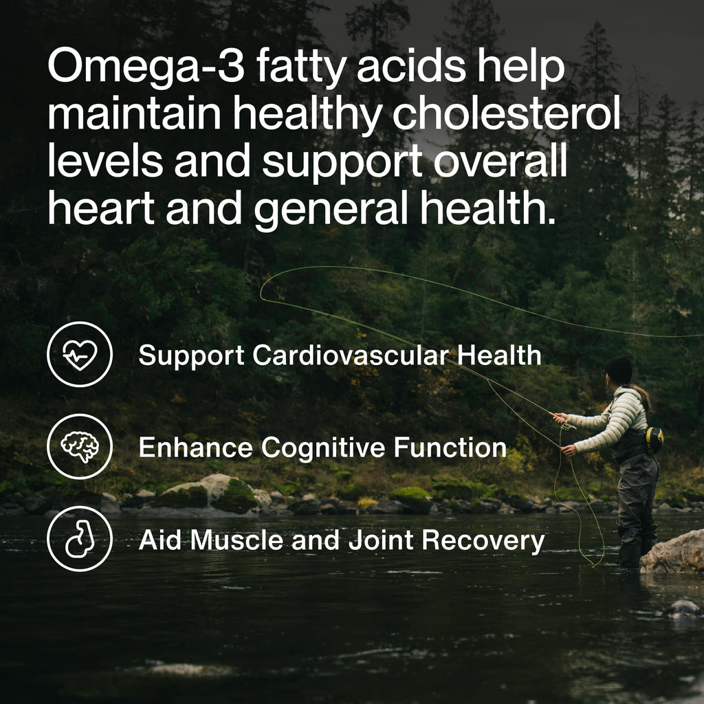 Momentous Omega-3 Fish Oil - High-Potency EPA & DHA Supplement for Men & Women - Supports Heart, Joint, & Brain Health - NSF Certified for Sport - Non-GMO - Gluten-Free - 1,600 mg - 30 Servings MomentousBuy Supplements Australia