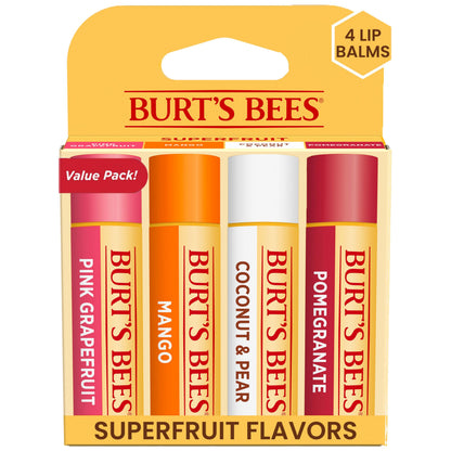 Burt's Bees 100% Natural Moisturizing Lip Balm (Superfruit) Burt's BeesBuy Supplements Australia