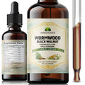 HEBRALICIOUS Wormwood Black Walnut Liquid Drops – Herbal Blend with Pumpkin Seed, Clove, Garlic & Oregano Oil – Alcohol Free Herbal Tincture – Liquid Dietary Supplement, 4 fl oz (120ml) HERBALICIOUSBuy Supplements Australia