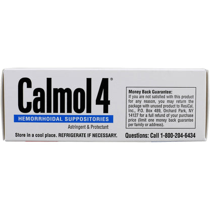 Calmol 4 Hemorrhoidal Suppositories with Soothing Natural Ingredients, 24 Count Calmol 4Buy Supplements Australia