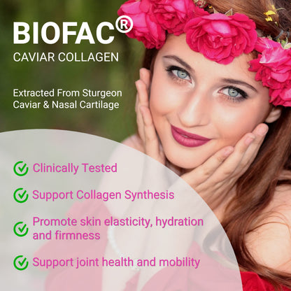 UpNourish Probiotics, Caviar Collagen with Prebiotics for Women's Digestive, Skin Radiance, and Feminine Health with Cranberry