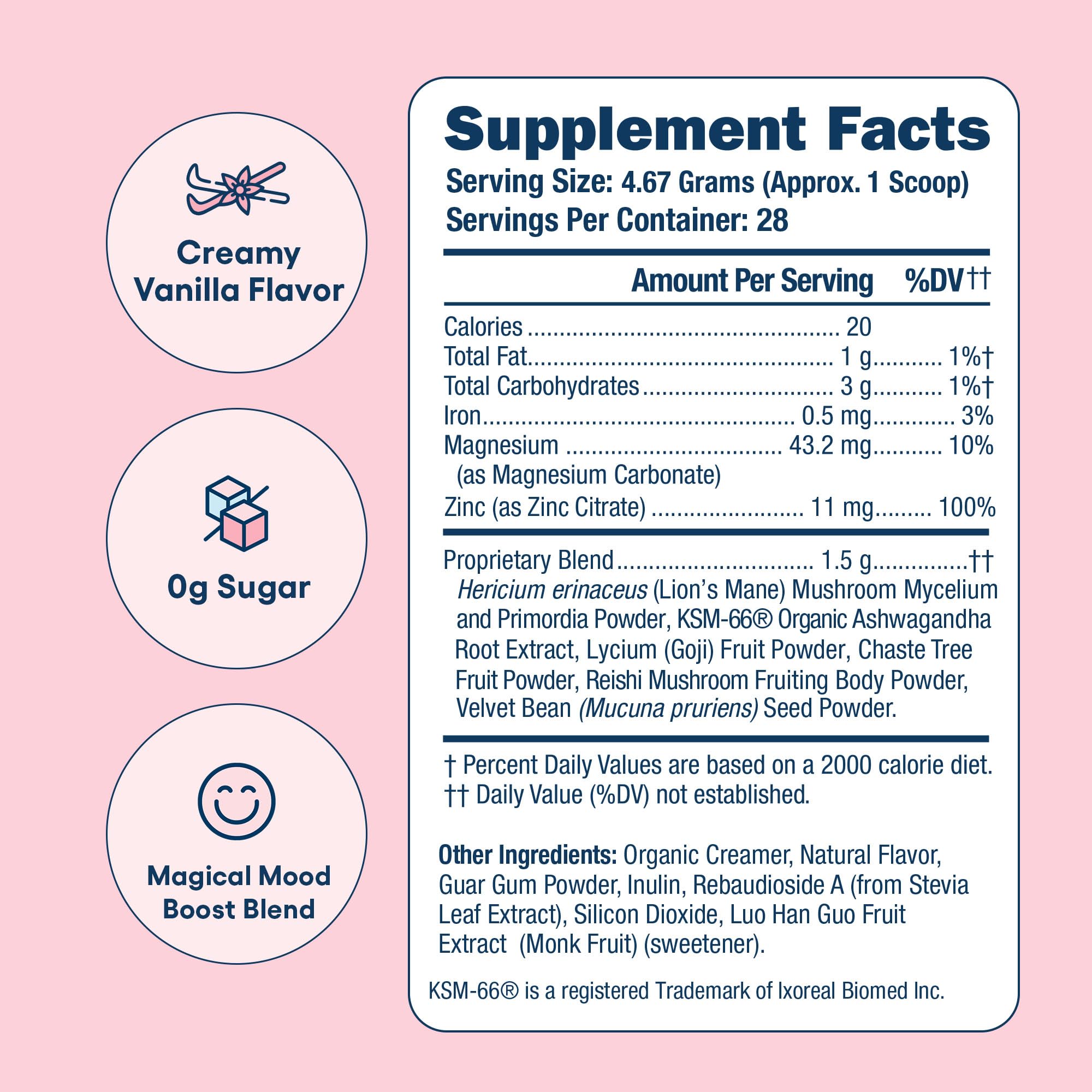 Love Sweat Fitness Mood & Stress Support Supplement for Women | Ashwagandha, B Vitamins & Magnesium Powder | Focus, Calm & Balance | Miss Congeniality Vanilla | Vegan, Non-GMO | 28 Servings Love Sweat FitnessBuy Supplements Australia