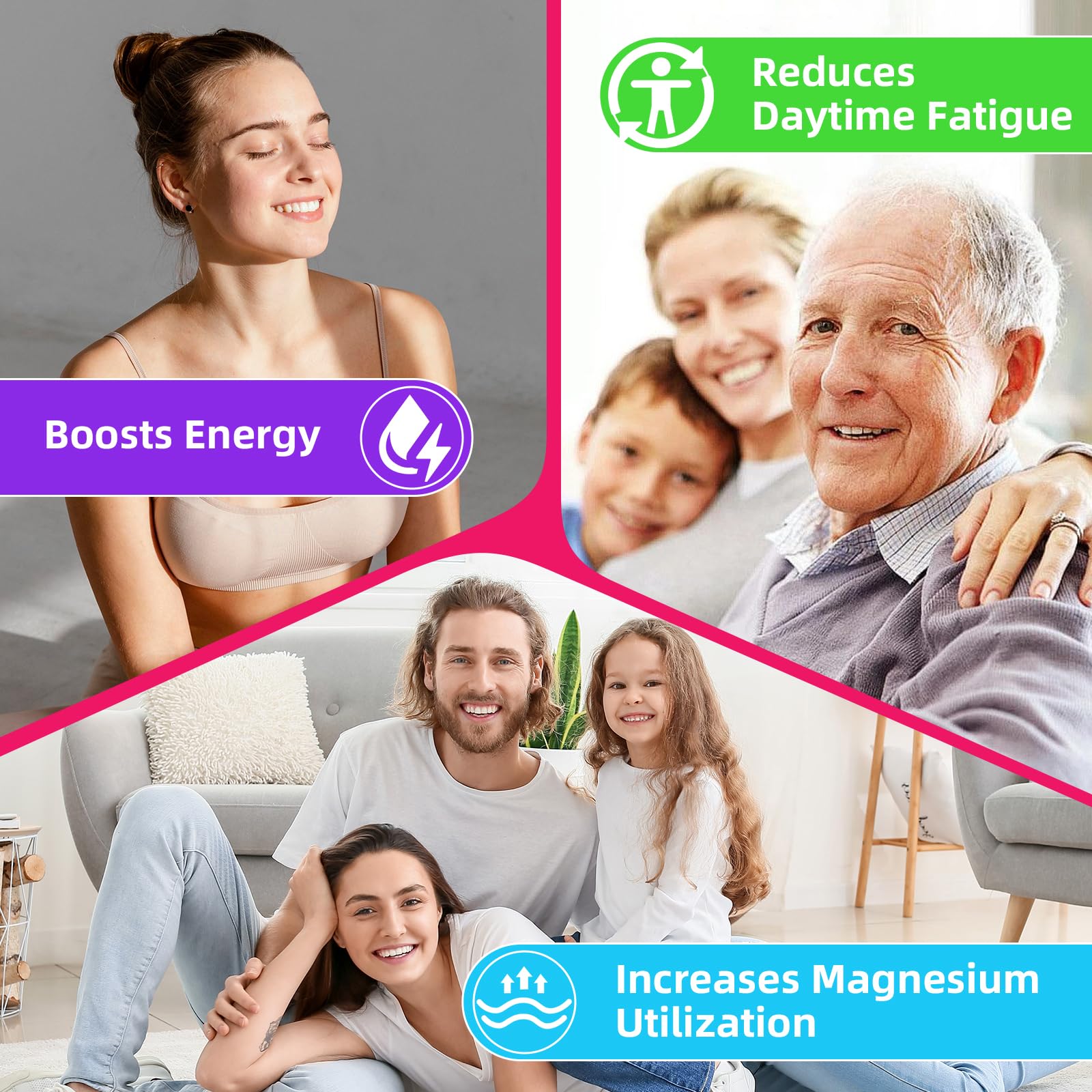 2 Pack Magnesium Complex Gummies – with 12 Forms of Magnesium Plus Vitamins B6, B12 & C. Vegan Strawberry Gummies to Support Mood, for Adults, 120 Count BVIVLOO buy supplements Au