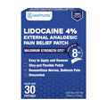 WELMATE - 4% Lidocaine Numbing Patch - Maximum Strength - Temporary Relief of Pain, Back, Neck, Shoulders, Knees, Elbows, Minor Skin Irritations - Topical Analgesic Unscented - 30 ct WELMATEBuy Supplements Australia