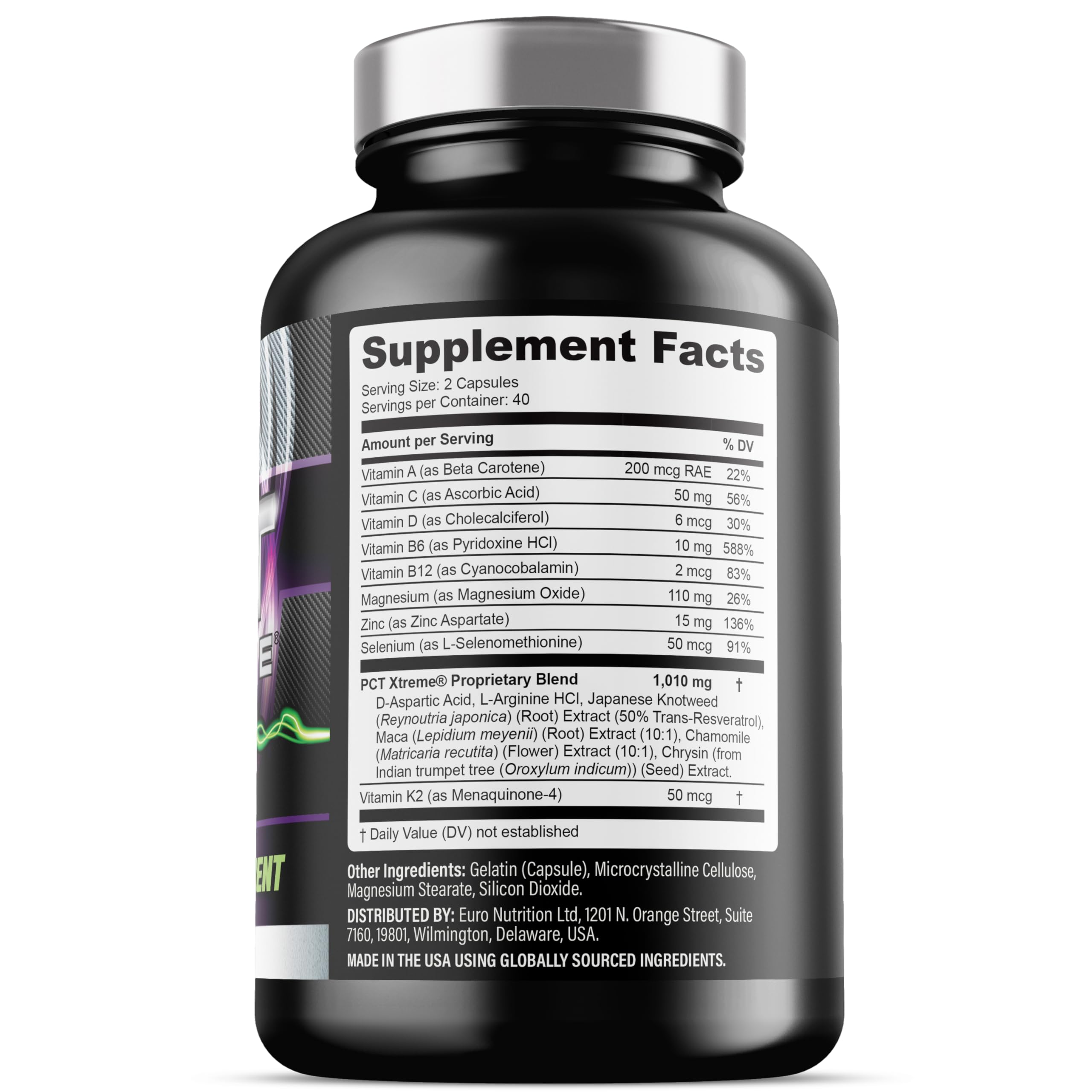 Iron Labs Nutrition PCT Xtreme - PCT Supplement for Men - 30 Day Course - Post Cycle Support Booster (80 Capsules) Iron Labs NutritionBuy Supplements Australia