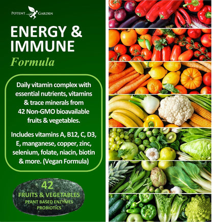 Potent Garden Daily Nutrition Bundle – Superfood Greens + Multivitamin Potent Garden buy supplements Au