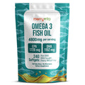Omega 3 Fish Oil 4800 mg – EPA 1728 mg | DHA 1152 mg from Wild-Caught Anchovies – Burpless Mini Softgels – Pure Omega-3 Fatty Acid Supplement – Non-GMO, Gluten-Free, No Aftertaste – 240 Capsules MERRY VITABuy Supplements Australia